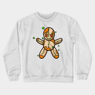 Voodoo Doll Yellow Crewneck Sweatshirt